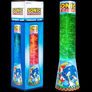 Sonic Glitter Tornado Lamp 13In - Sonic Glitter Lamp Product Shot - aa Global - SON6